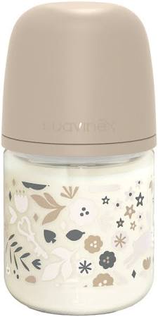 [8426420901109] Biberon verre - Suavinex - 120 ml avec tétine SX pro S wonderland 