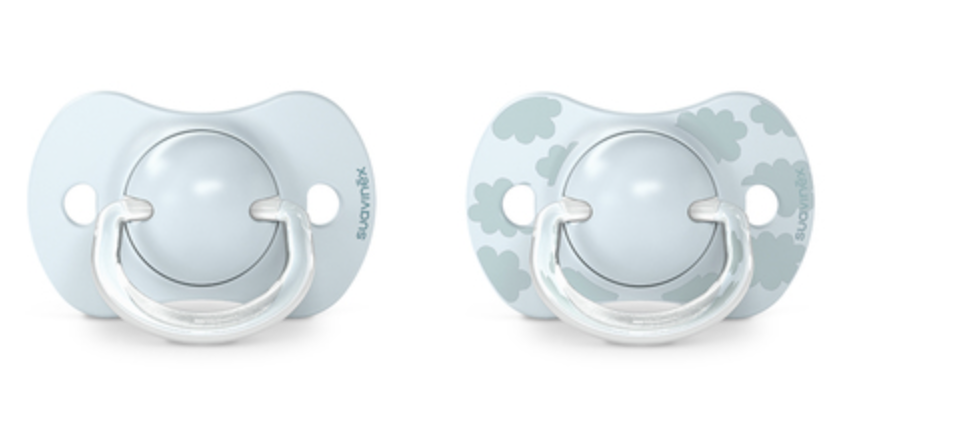 Lot de 2 sucettes SX Pro 0/6m - Suavinex - Dreams Pink Blue