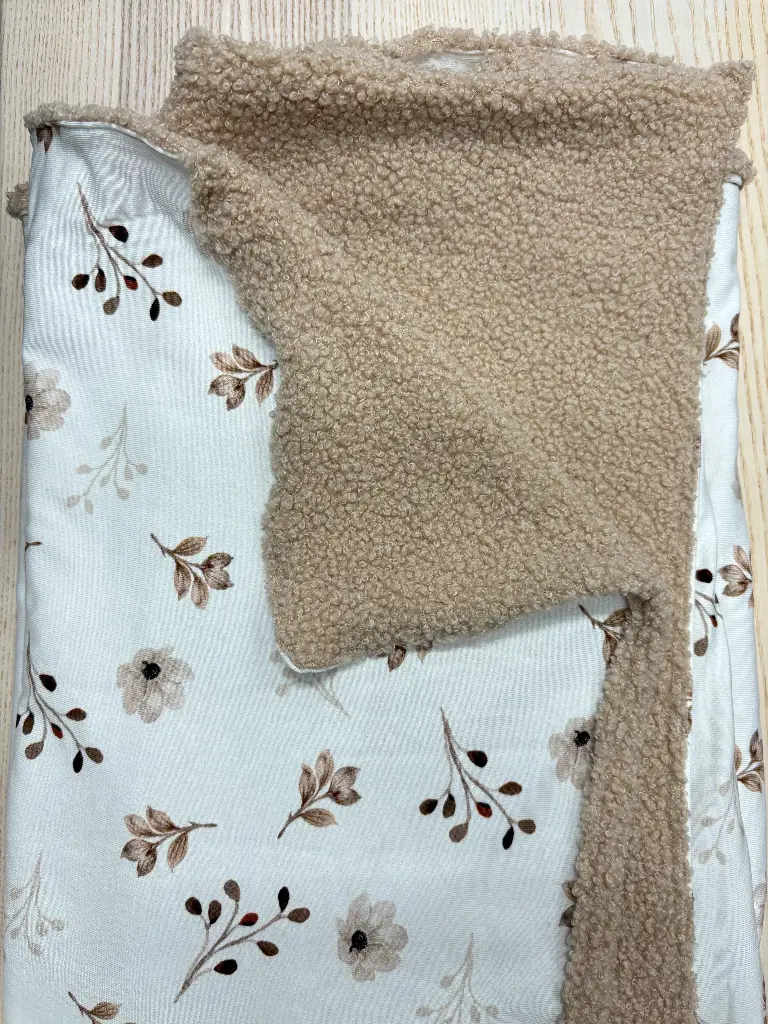 Couverture - Fleur de coton - Fleurs 1mx1m