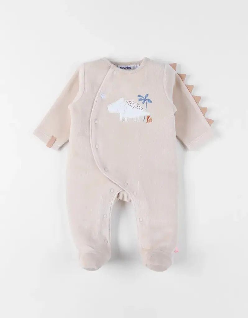 Pyjama - noukie's - Velours brodé dino 1 mois 