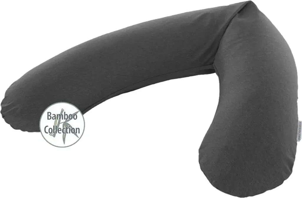 Housse de coussin d'allaitement - Theraline - Original Bamboo anthracite