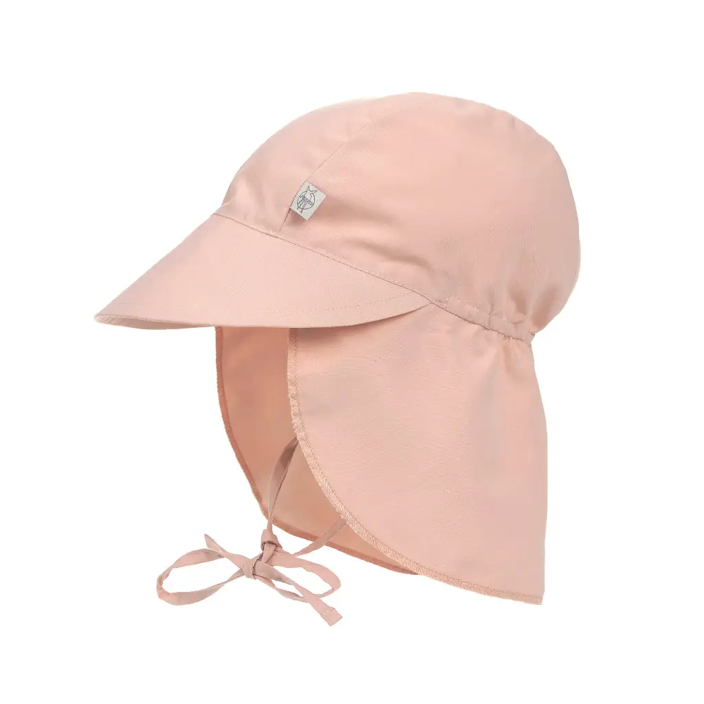 Casquette protège nuque (anti-UV) - Lässig - rose 3/6 mois