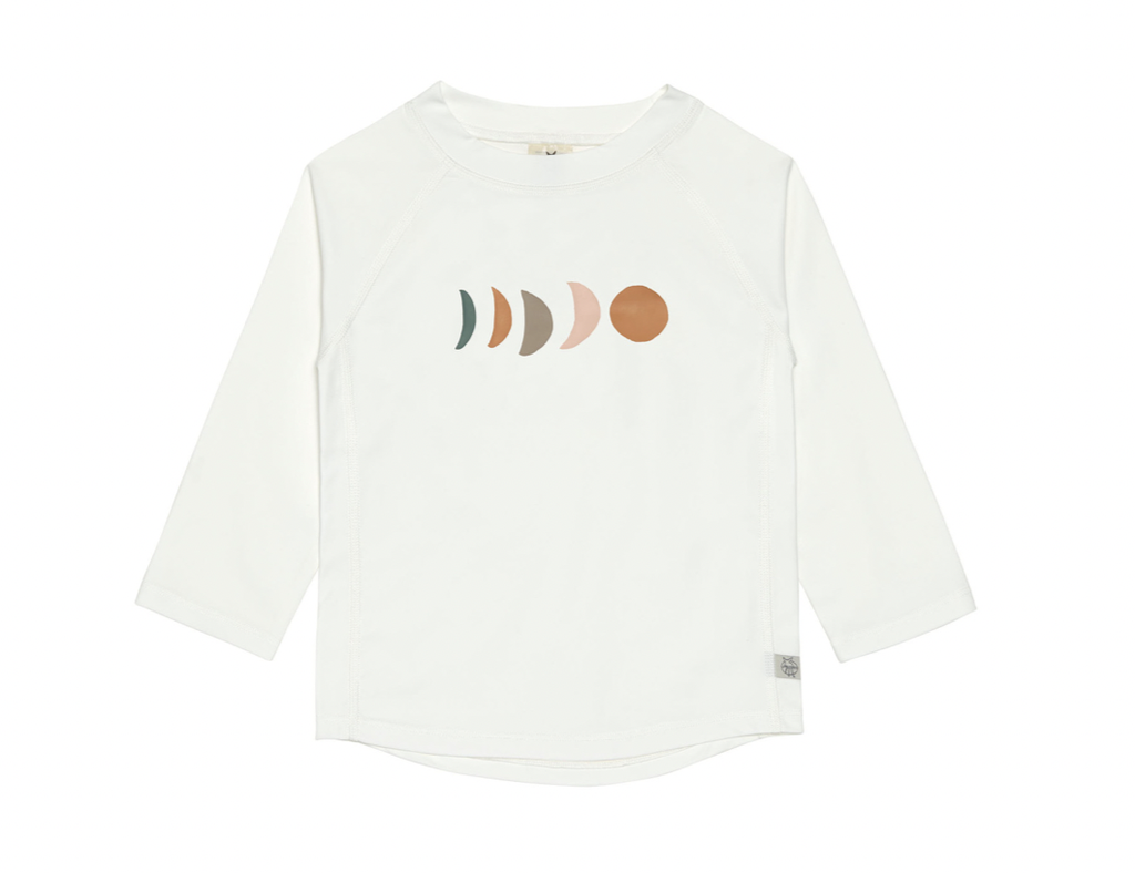Tee-shirt anti UV - Lässig - Lune blanc 3/6 mois 
