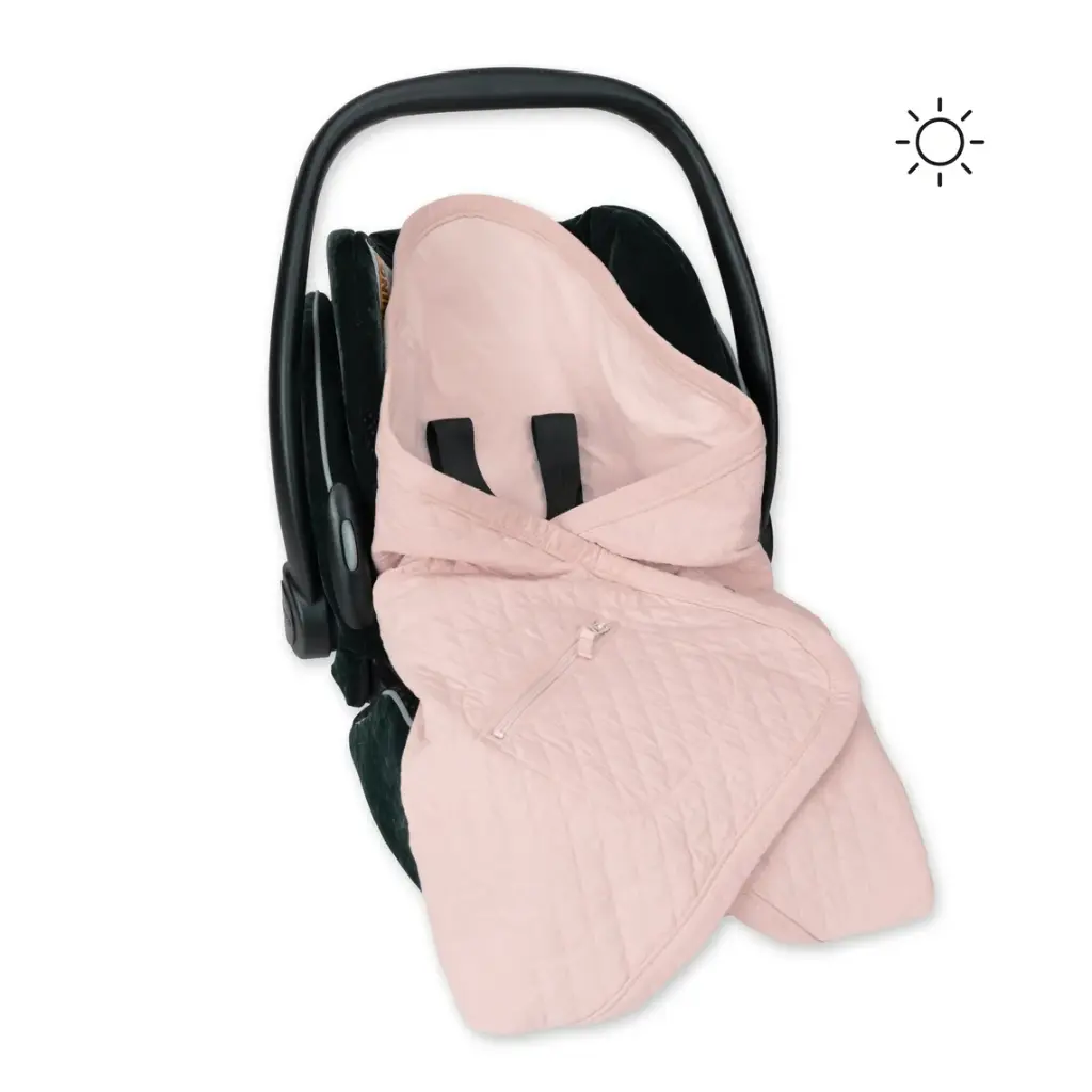 Nid d'ange BISIDE - Bemini - 0-12m Blush quilted + jersey  