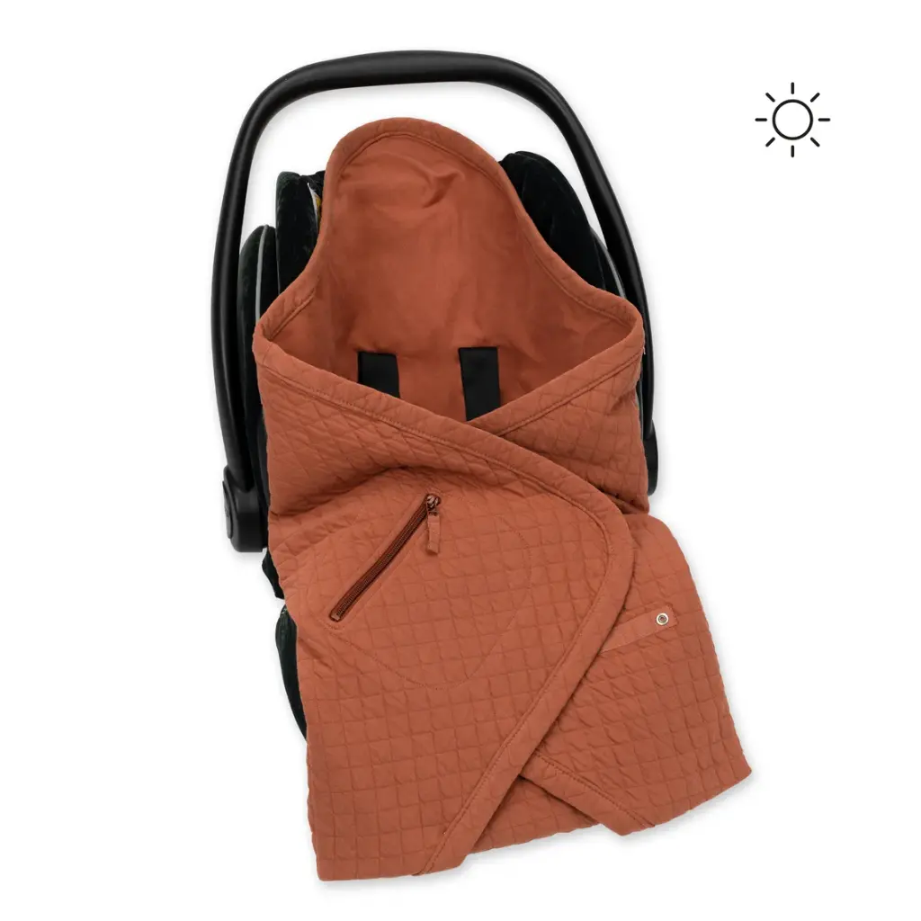 Nid d'ange BISIDE - Bemini - 0-12m  Brick quilted + jersey   