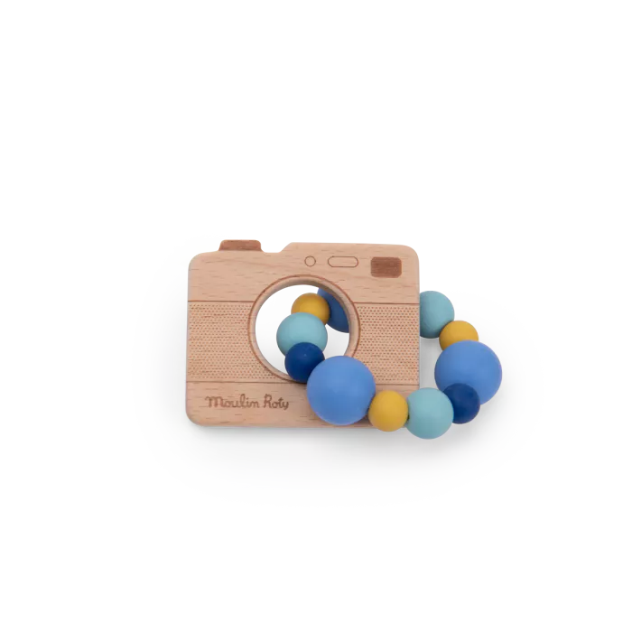 eAnneau de dentition en bois et silicone - Moulin Roty - Appareil photo  (copie)