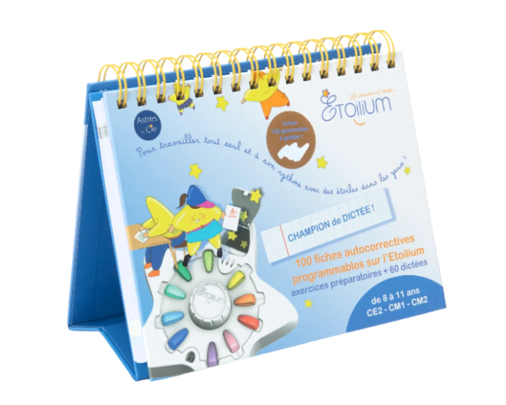 Jeu pédagogique - Astres & Cie - Chevalet champion de dictée (pour Etoilium) de 8 à 12 ans 