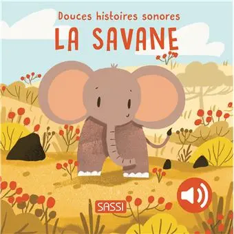 Livre sonore - Sassi - La savane 