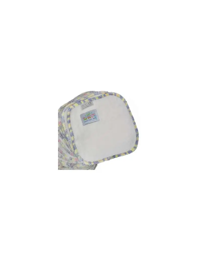 Lingettes réutilisables 25pc - E.Cool Logic - Coton nature