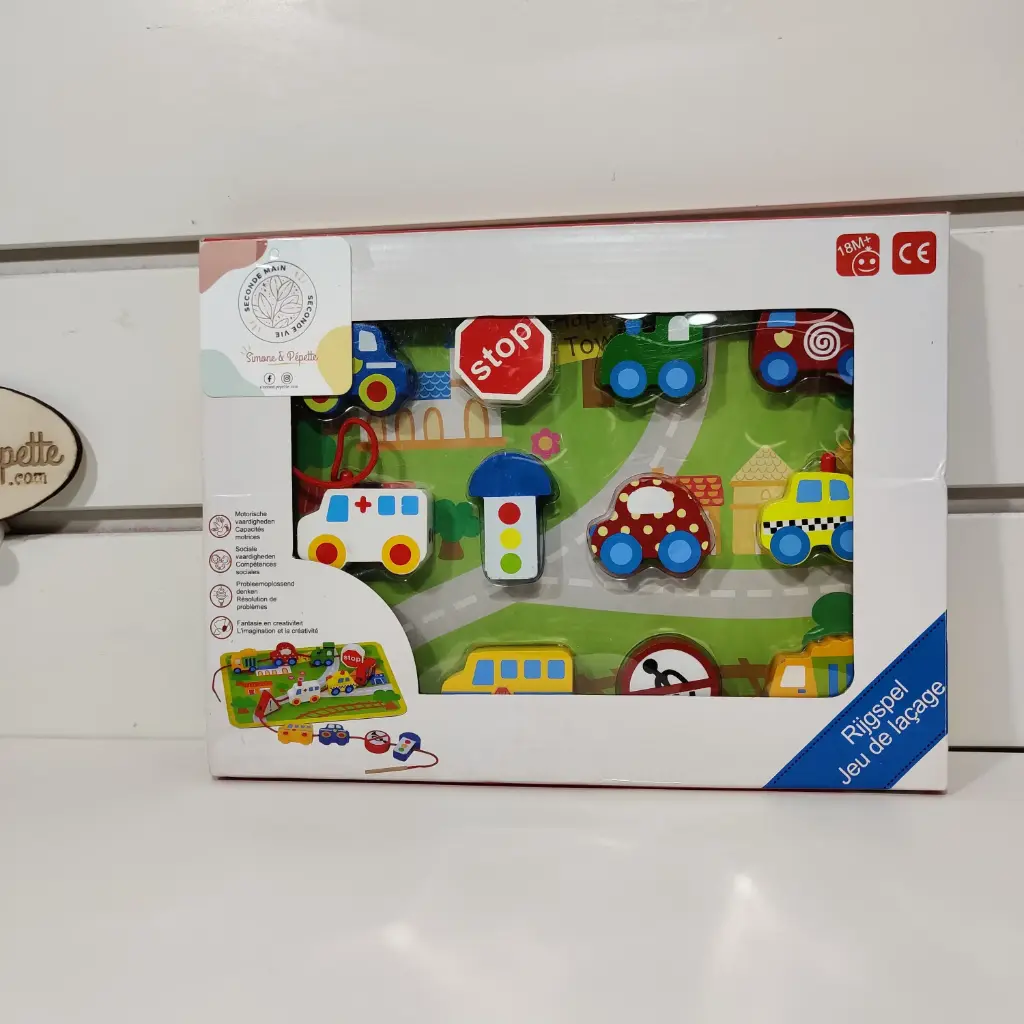 Jeu de laçage - TookyToy - Voitures