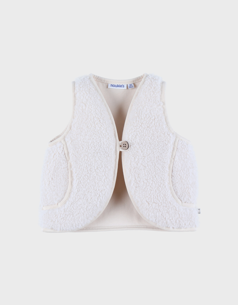 Veste sans manches - Noukie's - Sherpa (taupe) 6 mois 