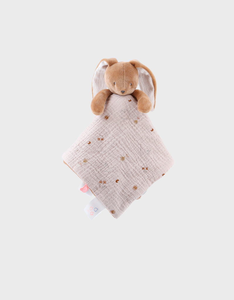 Doudou - noukie's - Lapin réversible Moka 