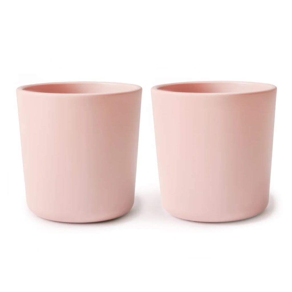 Lot de deux gobelets - Mushie - Rose 