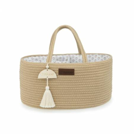 Panier de rangement - Yunioo - Crème 
