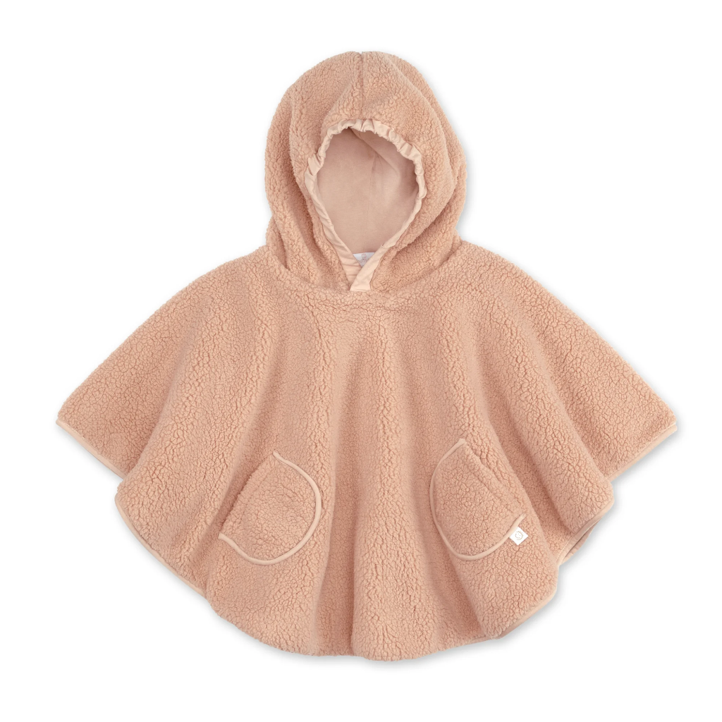 Poncho de voyage -Bemini - 9-36m Teddy pady jersey natural 