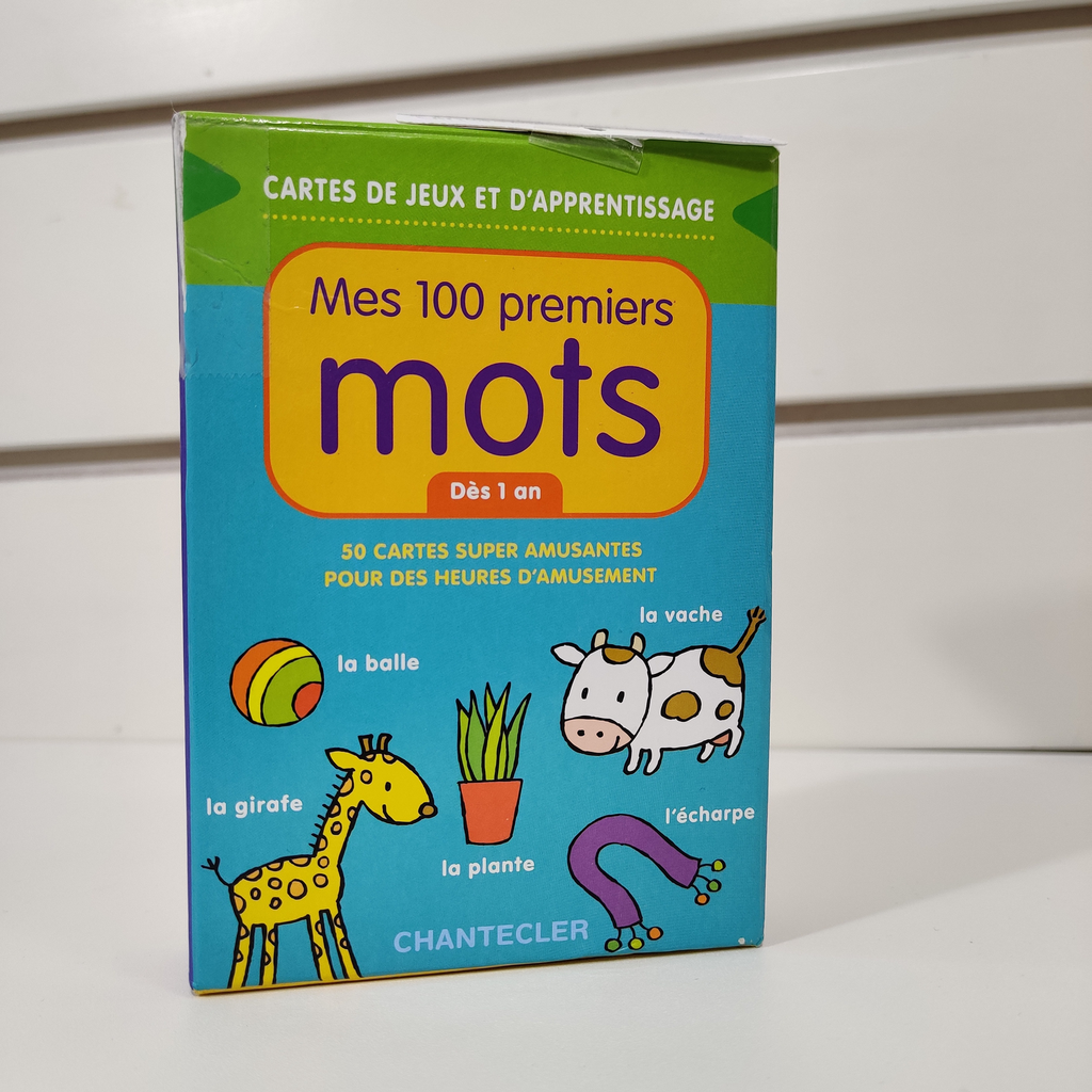 Cartes d'apprentissage - Mes 100 premiers mots 