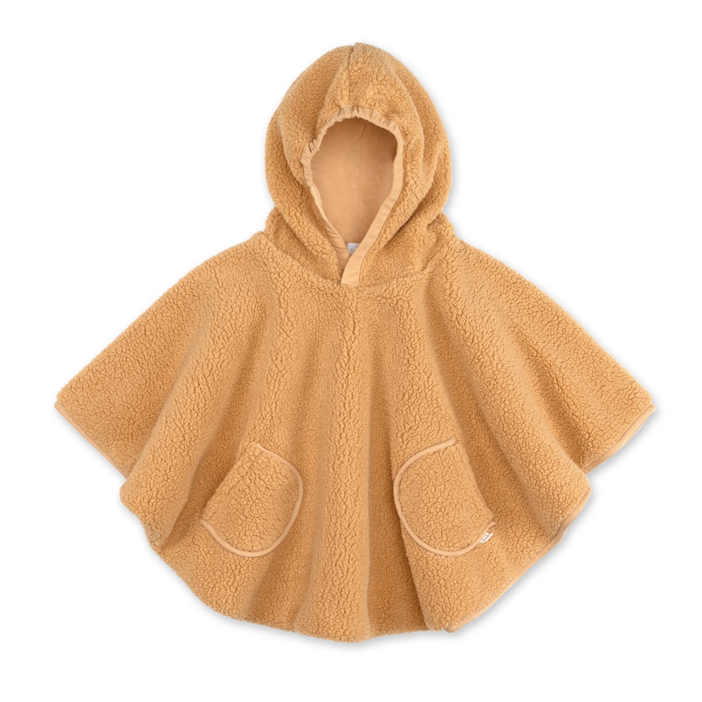 Poncho de voyage -Bemini - 9-36m ocre teddy +    pady jersey 