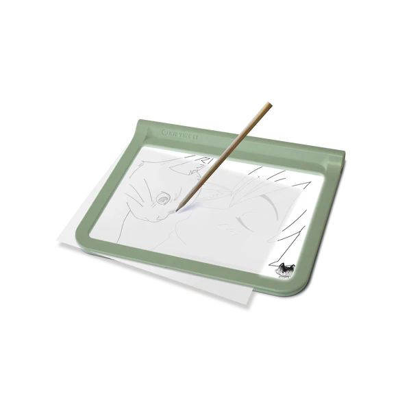 Tablette à dessin lumineuse nomade - Kidiwolf - KidyDraw Pro, vert