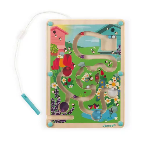 Labyrinthe magnétique avec billes - Janod - Ruche 