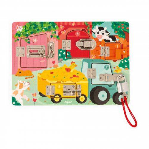 Planche à cadenas - Janod - La ferme 