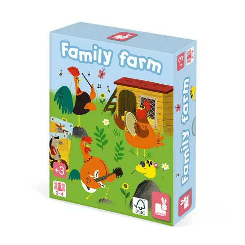 Jeu de 7 familles - Janod - Family Farm 