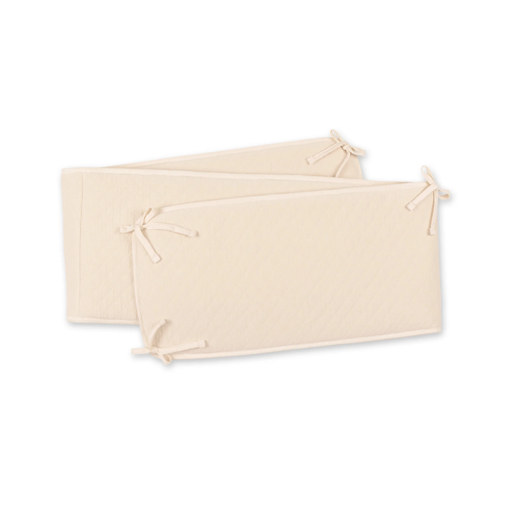 Tour de lit & parc - Bemini -  Cream pady tetra jersey