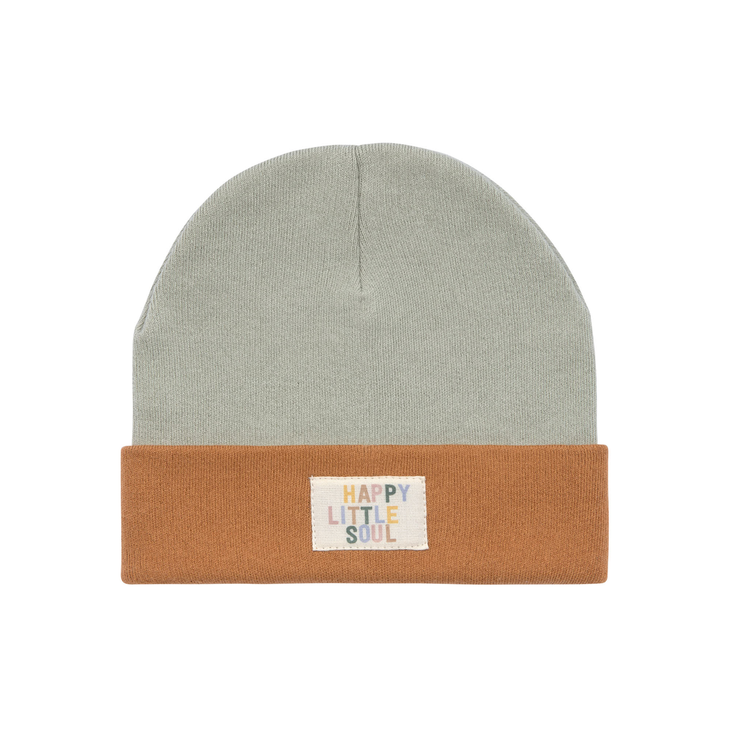 bonnet Enfants - Lässig - Coton bio, Little Gang, kaki caramel ( 3 à 6 ans ) 