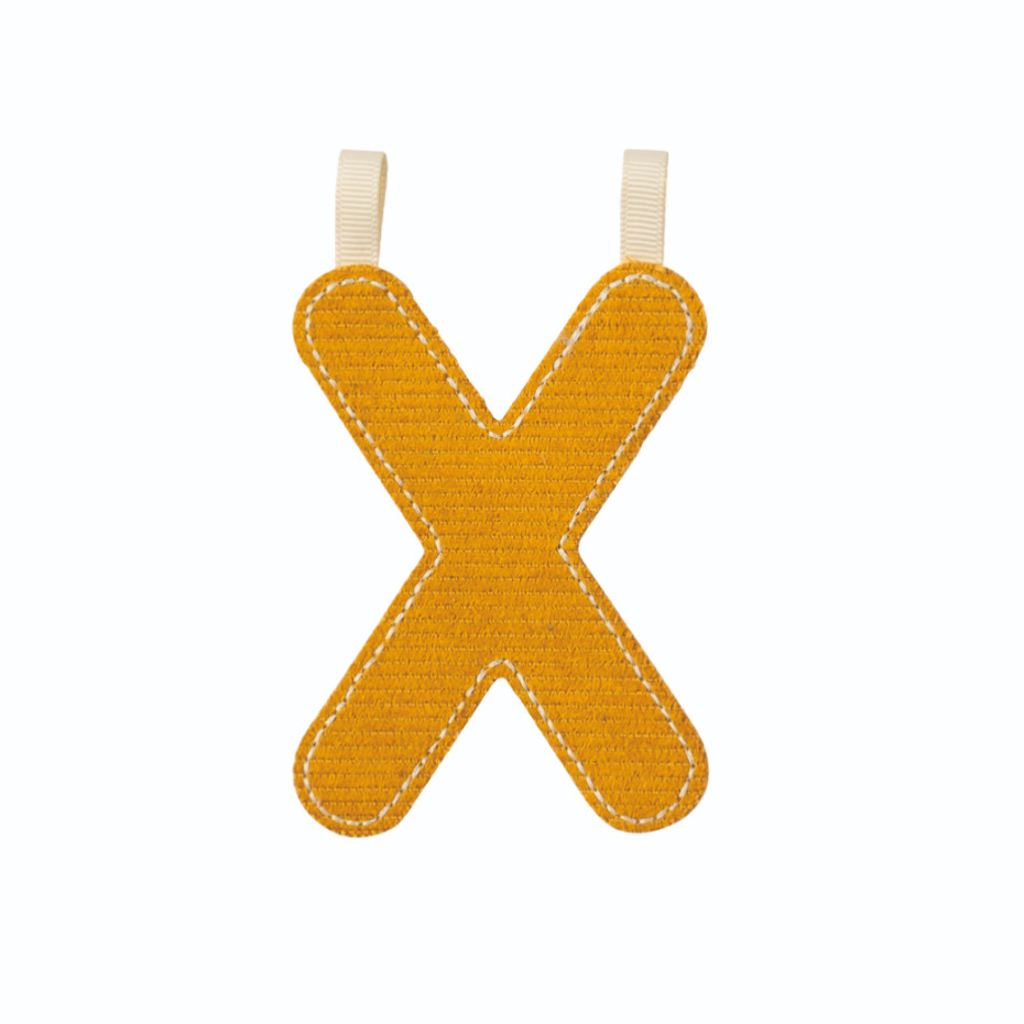 Lettre en tissu - Lilliputiens - X 