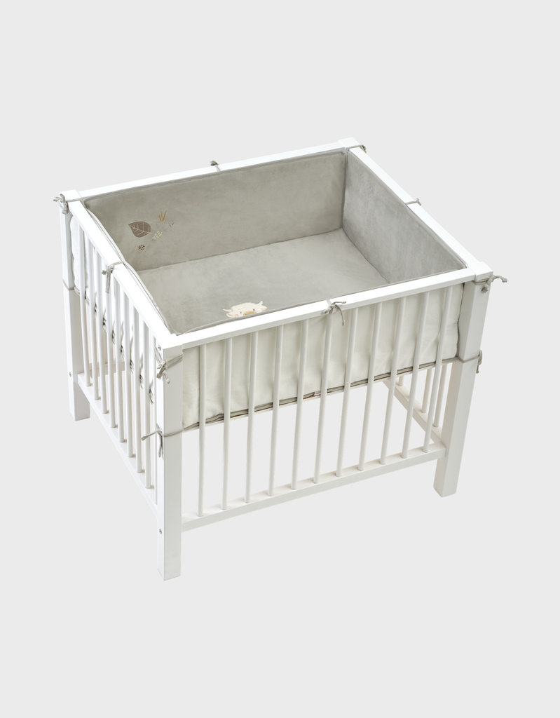 Tapis de parc avec bord - noukie's - Veloudoux Vert 