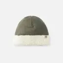 Bonnet réversible - Cloby - Teddy vert forêt 0/6 mois  
