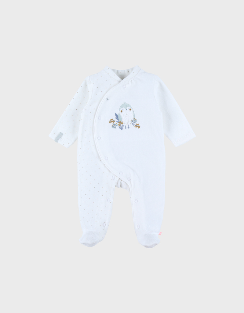 Pyjama en velours antidérapant - noukie's - Oiseau, 18 mois 