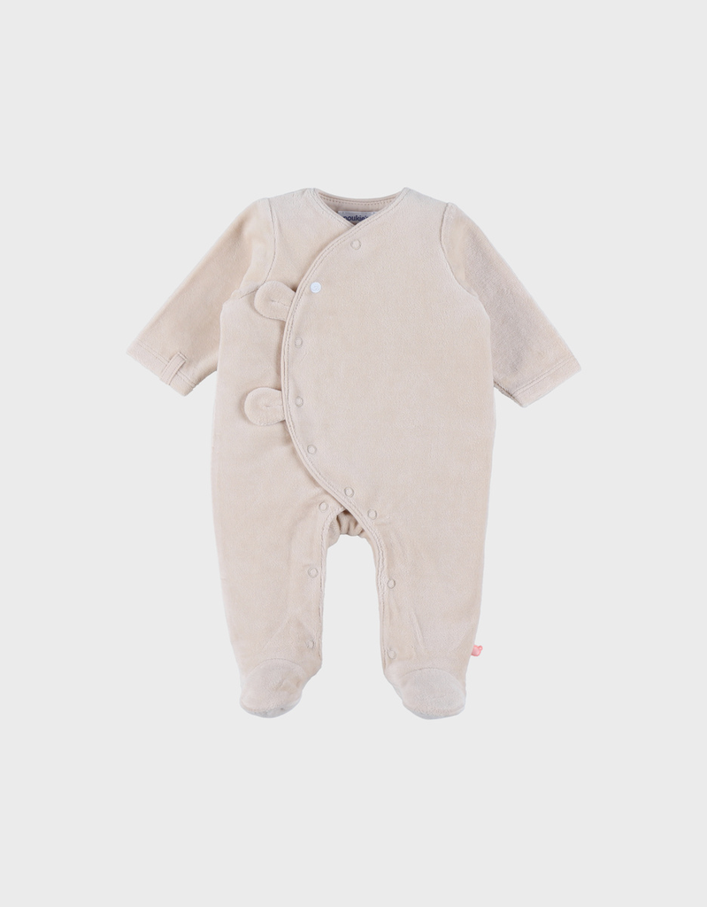 Pyjama en velours - noukie's - Beige. 6 mois   