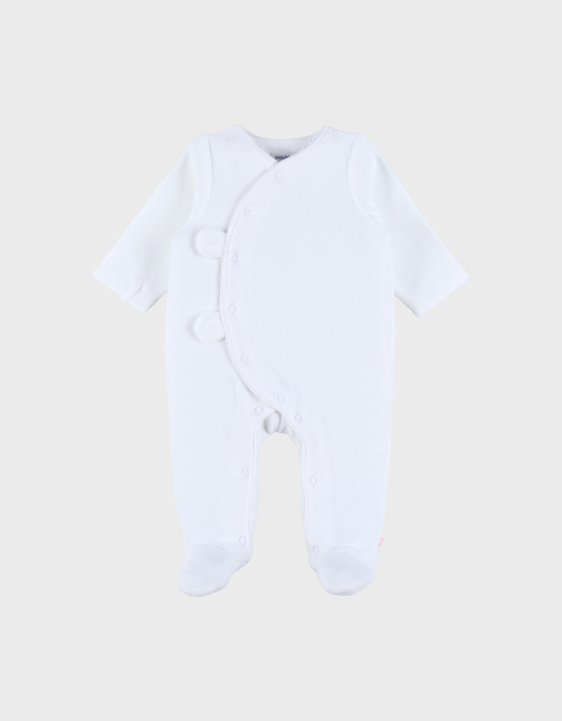 Pyjama en velours - noukie's - Blanc. 3 mois   