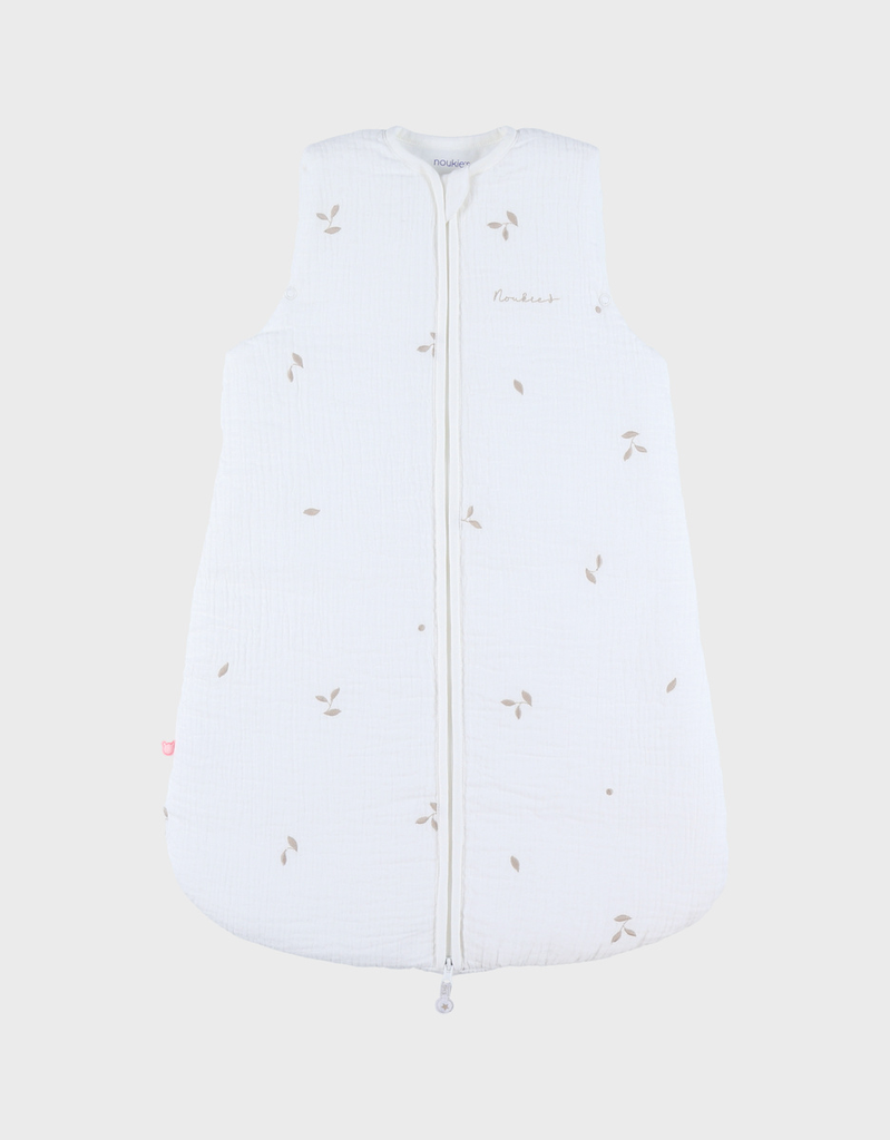 Gigoteuse - Noukie's - Blanche en gaze de coton bio.  1-6 mois  Tog 2-3,5