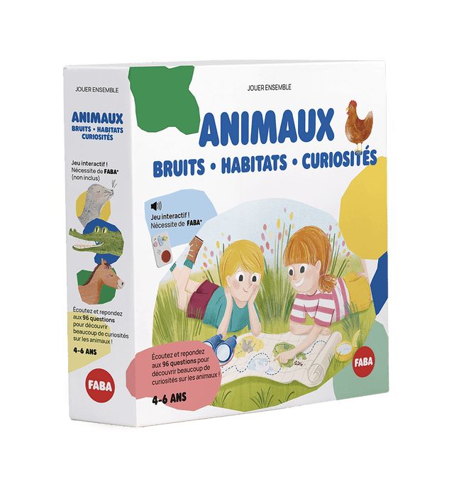 Jeu interactif - Faba - Animaux: bruits, habitats, curiosité