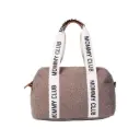 Sac à langer - Childhome - Mommy club signature - Teddy brun 