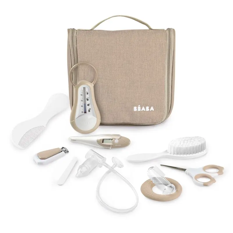 Trousse de toilette - Beaba - 10 accessoires - Terre d'argile 
