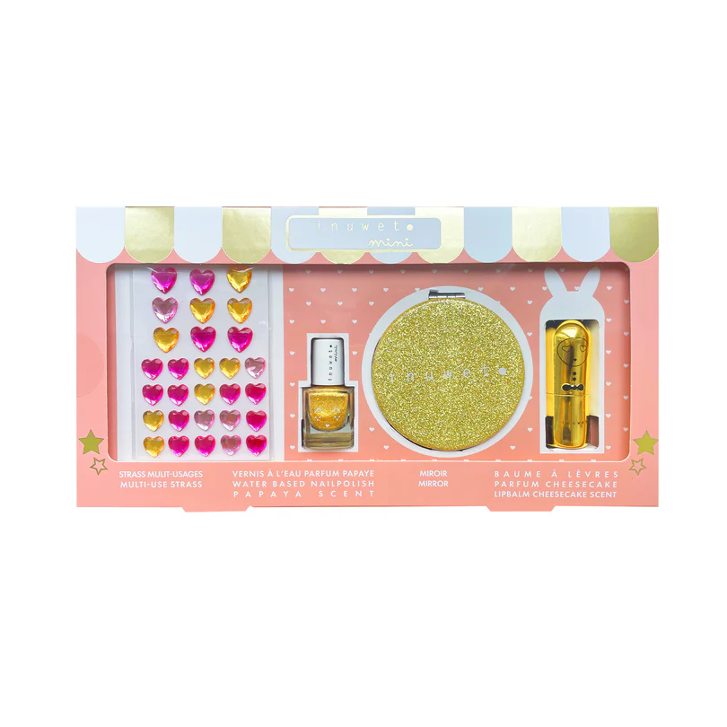 Coffret glitter doré - Inuwet - Cheesecake et Papaye 