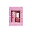 Coffret Rose duo - Baume à lèvres et vernis à l'eau - Inuwet - Fraise