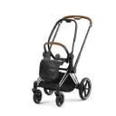 Chassis poussette - Cybex - Priam - Chrome (détails bruns) 