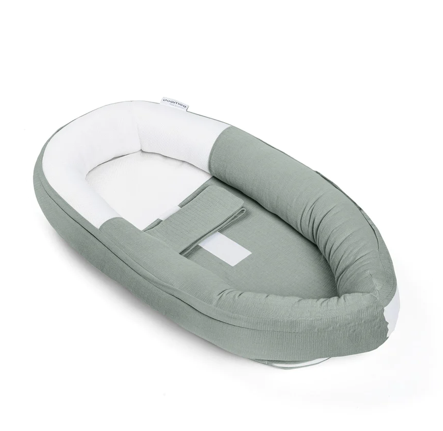 Nid bébé - Doomoo - Cocoon tetra jersey green (copie)