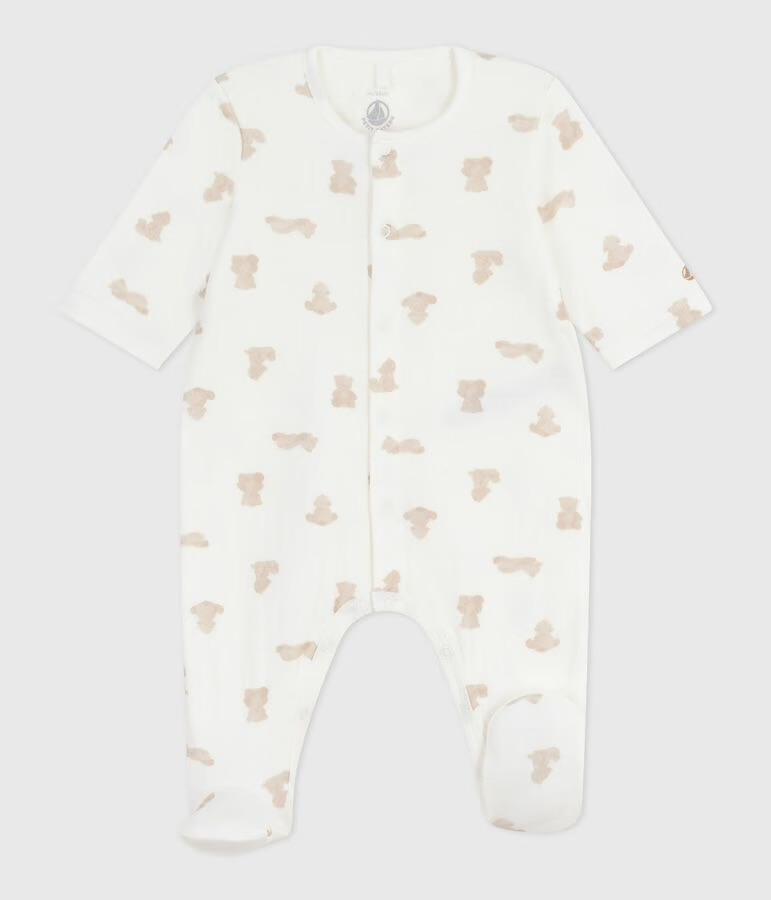 Pyjama tubique - Petit Bateau - Nounours 1 mois (54cm)