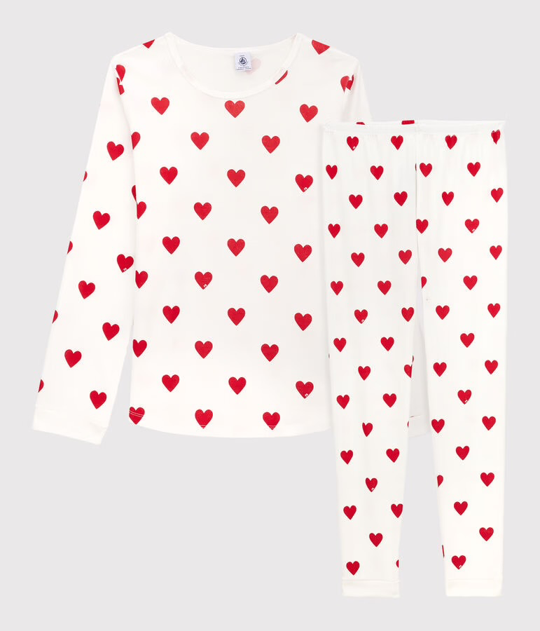 Pyjama - Petit Bateau - Coeurs 2 ans (86cm) 