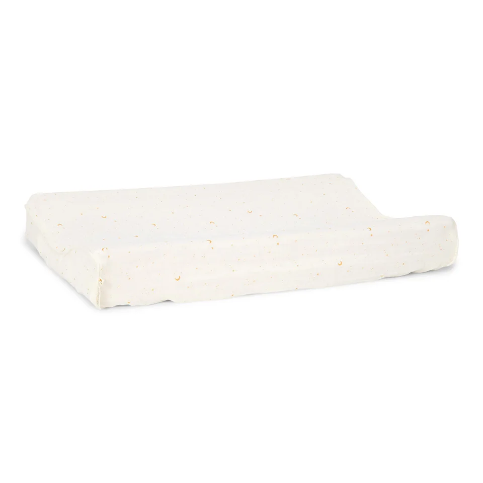 Housse pour matelas à langer - Little Dutch - Blanc Newborn Naturals Lune & Étoiles Price 
