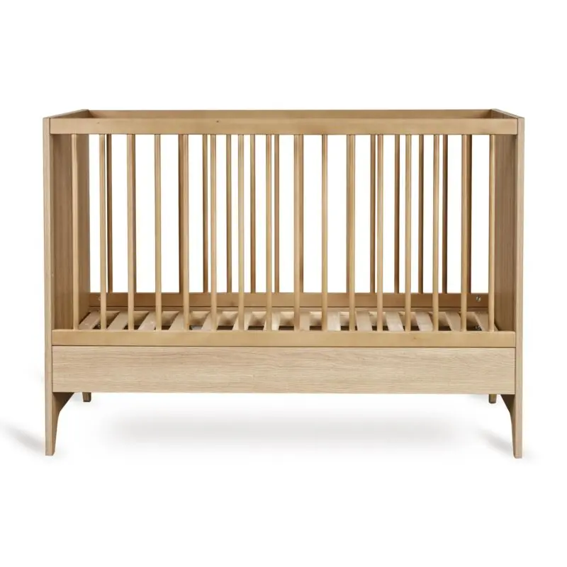 Lit bébé - Quax - Tsugi lit évolutif - 60 x 120 - Honey Ash