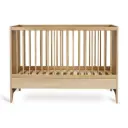Lit bébé - Quax - Tsugi lit évolutif - 60 x 120 - Honey Ash