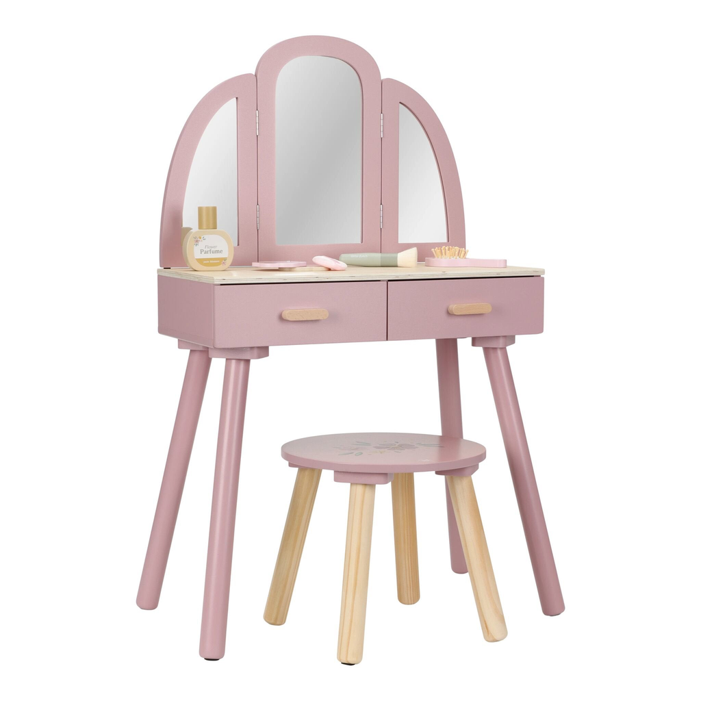 Coiffeuse en bois - Little Dutch - Rose 