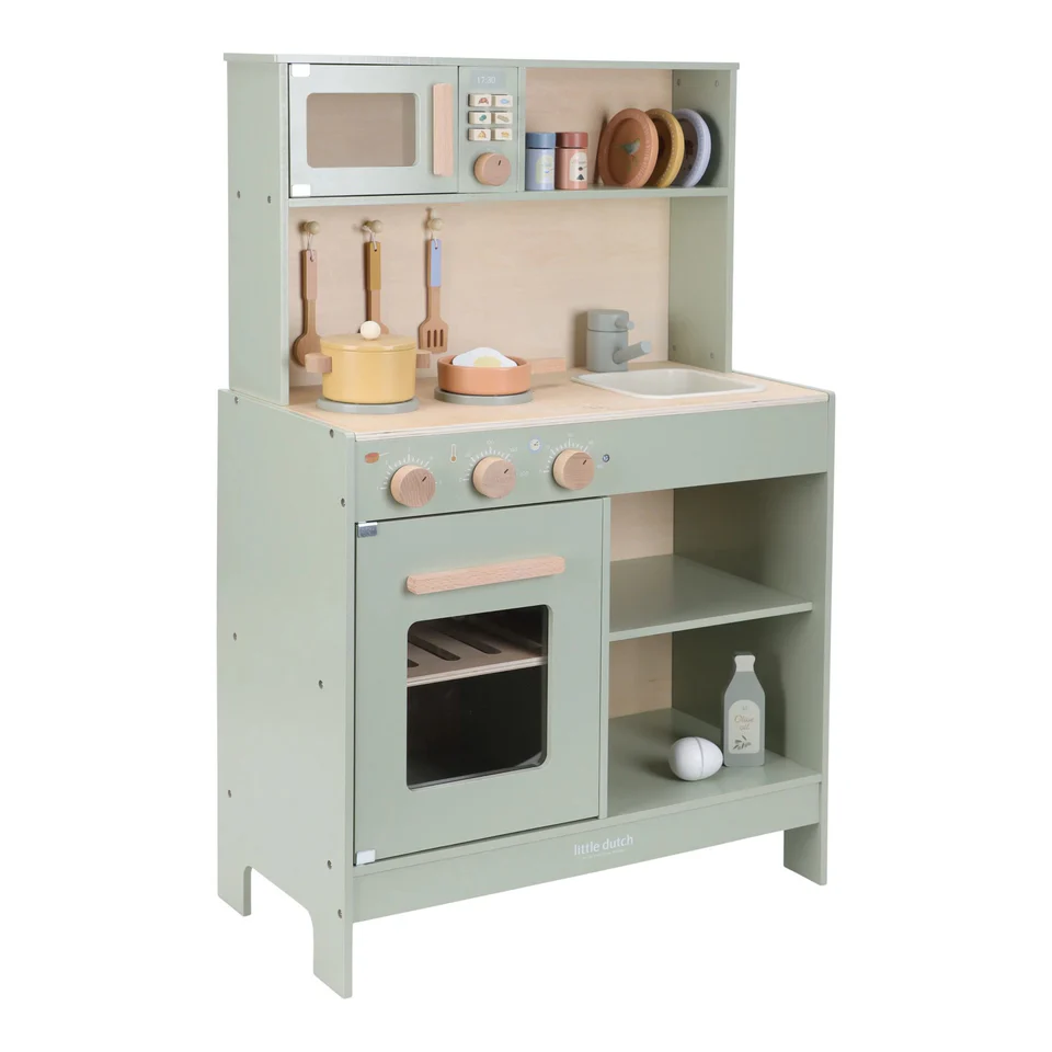 Cuisine en bois pour enfants - Little Dutch - Vert