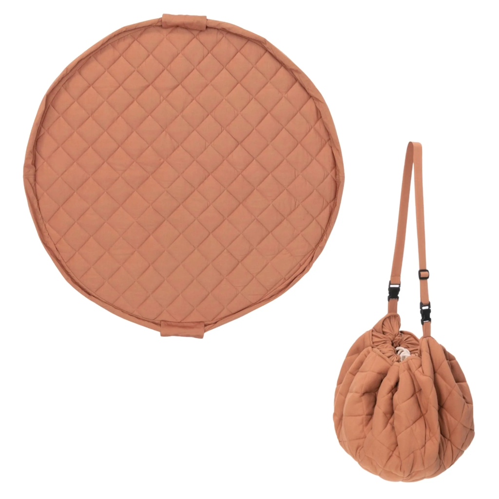 Tapis d'éveil Coton Bio - Play & Go - Terra Cota 