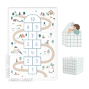 Tapis en mousse/boîte de rangement - Play & Go - Marelle